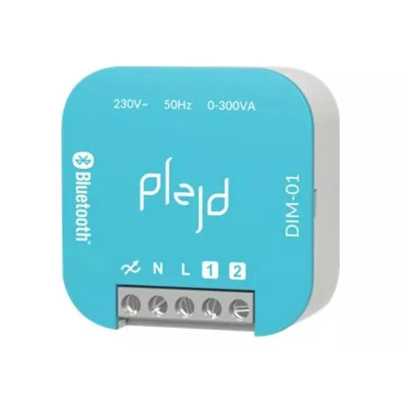 Plejd DIM-01 belaidis reguliatoriaus modulis – Bluetooth Mesh, 300VA, 230V