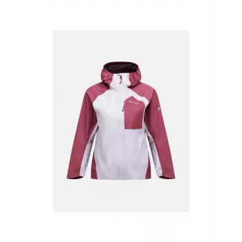 PEAK PERFORMANCE Women's Trail Hipe 3L Shell Striukė Pilka L