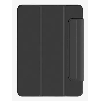 Pomologic BookCover dėklas iPad Pro 11 (2024) M4 – juodas folijo su stovu, Sleep/Wake, Pencil palaikymu