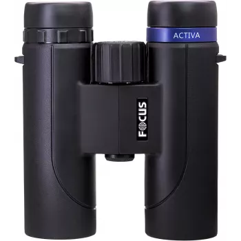 Focus KHB5-10X32 10x32 stogo prizmės žiūronai – atsparūs vandeniui, neaprūkstantys, BaK-4, daugiasluoksnis dengimas, guminis korpusas, juodi