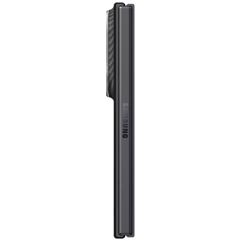 PITAKA Edge dėklas, skirtas Samsung Galaxy Z Fold8 – juodai/pilka aramidinio pluošto, suderinamas su MagSafe
