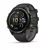 Garmin fenix 9 Pro Multisport GPS išmanusis laikrodis su inReach palydoviniu ryšiu, 47 mm titano dėklas, juoda/pilka silikoninė juosta