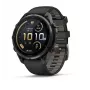 Garmin fenix 9 Pro Multisport GPS išmanusis laikrodis su inReach palydoviniu ryšiu, 47 mm titano dėklas, juoda/pilka silikoninė juosta