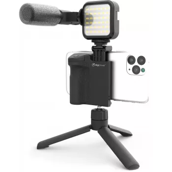 DigiPower DPS-VLG4 Vlogų rinkinys su LED šviesa ir mikrofonu