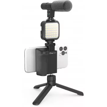 DigiPower DPS-VLG4 Vlogų rinkinys su LED šviesa ir mikrofonu