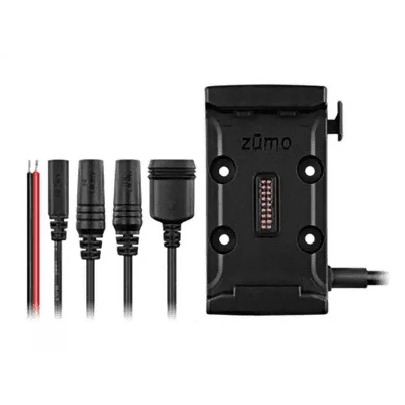 Garmin Motorcycle Mount Cradle, skirta zumo 590LM ir 595LM, su laidų maitinimo kabeliu