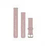 Garmin Quick Release 18 mm silikoninis laikrodžio dirželis, Powder Pink, 010-13256-03