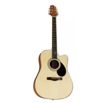 Samick GD-100SC NS Dreadnought Cutaway akustinė gitara - natūralus satinas