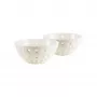 Guzzini Le Murrine 2 dubenėlių rinkinys 12 cm Pearl/White/Pearl
