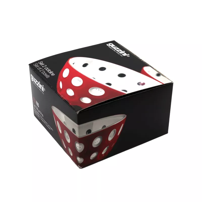 Guzzini Le Murrine 2 dubenėlių rinkinys 12 cm Pearl/White/Pearl