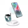 SBS TEWIRMAG3IN1 3-in-1 belaidė įkrovimo stotelė su MagSafe, skirta iPhone, Apple Watch ir AirPods