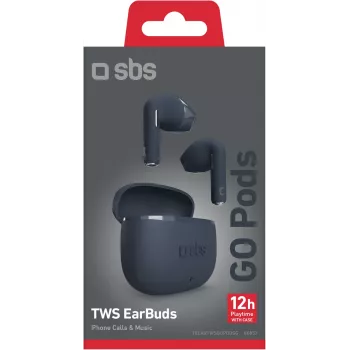 SBS Go Pods TWS belaidės ausinės, tamsiai mėlynos (TEEARTWSGOPODSG)