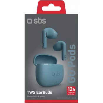 SBS Go Pods TWS belaidės ausinės, petrolio spalvos (TEEARTWSGOPODSP)