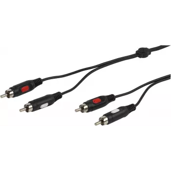 Vivanco audio laidas 2xRCA – 2xRCA 1.5 m (VVA2RCA15MMK)