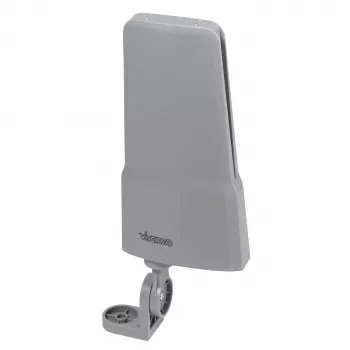 Vivanco VVANOUT42DBG lauko aktyvi antena DAB/DAB+ ir DVB-T/DVB-T2, 42 dB stiprinimas, F jungtis, juoda/pilka