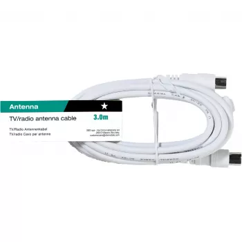Vivanco antenos laidas 3 m, kištukas–lizdas (VVANX30MFW)