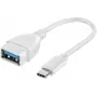 Vivanco USB-C – USB-A 3.0 adapteris 10 cm, baltas (VVITUSBTY3FM01W)
