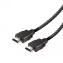 Vivanco VVVHDMI25MMK High Speed HDMI laidas su Ethernet 2,5 m 4K 60Hz 18Gbps ARC HEC 3D HDCP 2.2 HDR auksu dengtais kontaktais, juodas