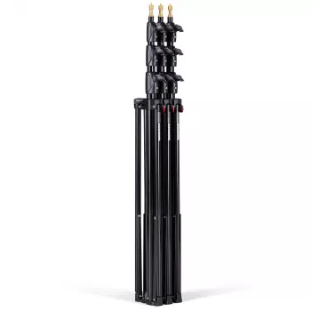 Manfrotto 1004BAC-3 oro pagalvėlės 4 sekcijų šviesos stovų rinkinys (3 vnt., juodos spalvos)