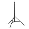 Manfrotto 1004BAC-3 oro pagalvėlės 4 sekcijų šviesos stovų rinkinys (3 vnt., juodos spalvos)