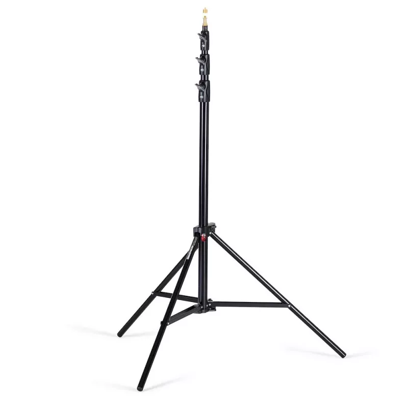 Manfrotto 1004BAC-3 oro pagalvėlės 4 sekcijų šviesos stovų rinkinys (3 vnt., juodos spalvos)