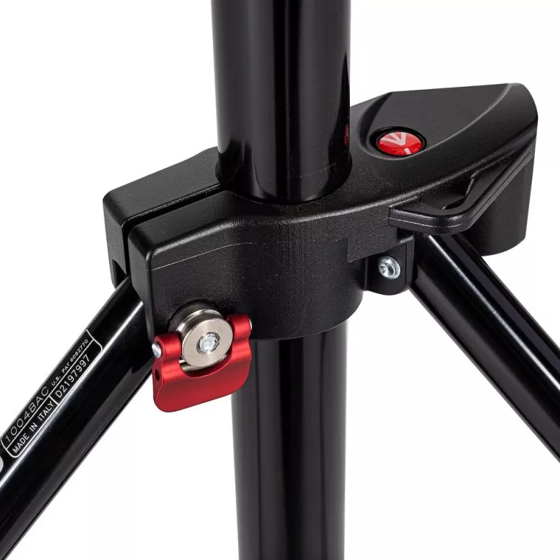 Manfrotto 1004BAC-3 oro pagalvėlės 4 sekcijų šviesos stovų rinkinys (3 vnt., juodos spalvos)