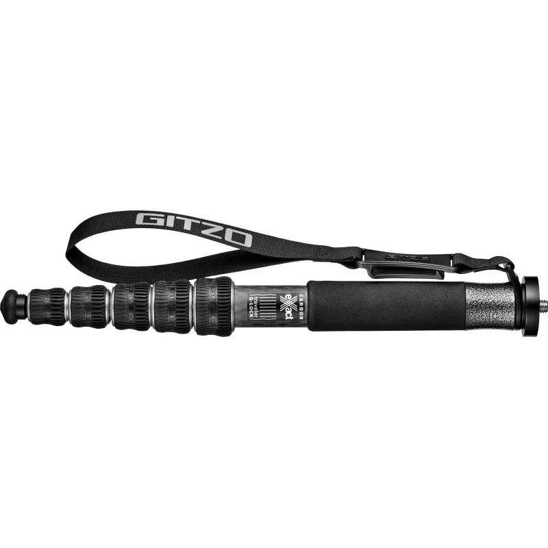 Gitzo GM2562T Traveler Series 2 anglies pluošto monopėdė, 6 sekcijų, maks. aukštis 142 cm, apkrova 12 kg, juoda