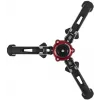 Manfrotto MVMXPROBASE skysčio monopodo pagrindas su FLUIDTECH 3D judesiu, skirtas XPRO monopodo atramoms, juodos spalvos