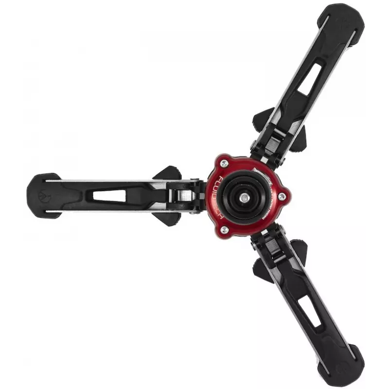 Manfrotto MVMXPROBASE skysčio monopodo pagrindas su FLUIDTECH 3D judesiu, skirtas XPRO monopodo atramoms, juodos spalvos