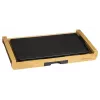 Melchioni Bamboo Grill elektrinis stalo grilis 1800 W rudas 37x27 cm su nelimpančia nuimama plokšte