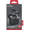 SBS Air Kab Max TWS ausinukai su belaidžio įkrovimo dėklu, juodi (TEEARTWSPMAXBTK)
