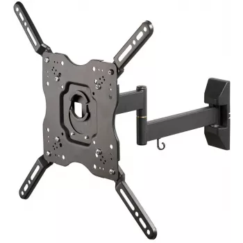 Vivanco Full Motion TV sieninis laikiklis 32-55 colių ekranams iki 35 kg, VESA 400x400, pakreipiamas ir pasukamas, juodas