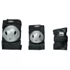 SPOKEY Roces Extra Three Pack apsaugos rinkinys - juoda-pilka, L dydis