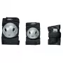 SPOKEY Roces Extra Three Pack apsaugos rinkinys - juoda-pilka, L dydis