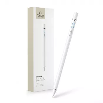 Tech-Protect Active Stylus Pen White - aktyvus rašiklis talpiniams ekranams, baltas