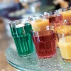 Guzzini HAPPY HOUR 6 vnt. aukštų stiklinių efektu taurių rinkinys, įvairių spalvų, 400 ml