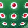 Guzzini Le Murrine 2 dubenėlių rinkinys 12 cm smaragdo žalia/balta/raudona