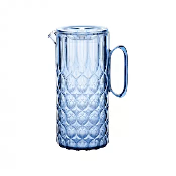 Guzzini VANITY ąsotis su dangteliu Denim Blue 1,75 l, SAN plastikas, BPA-free, tinka indaplovei