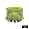 NO NAME Kiuma Lime 1/2 colio 20m sodo žarna - 5 sluoksnių PVC, NTS Anti-Torsion, 20 bar, atspari UV ir dumbliams, be ftalatų