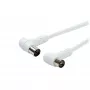 Vivanco antenos prijungimo laidas, SAT, 3 m, baltas