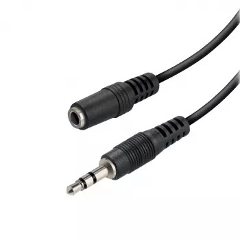 Vivanco VVAXJACK15MFK 3,5 mm garso ilginimo laidas 1,5 m, juodas