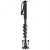 Manfrotto XPRO Monopod+ MVMXPROC5 anglies pluošto 5 sekcijų video monopodo kojelė su FLUIDTECH pagrindu