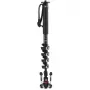 Manfrotto XPRO Monopod+ MVMXPROC5 anglies pluošto 5 sekcijų video monopodo kojelė su FLUIDTECH pagrindu