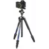 Manfrotto MKELMII4BL-BH Element MII 4 sekcijų aliumininis trikojis su rutuline galvute, mėlynas