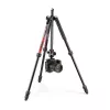 Manfrotto MKELMII4RD-BH Element MII 4 sekcijų aliumininis trikojis su rutuline galvute, raudonas