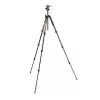 Manfrotto MKELMII4RD-BH Element MII 4 sekcijų aliumininis trikojis su rutuline galvute, raudonas
