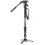 Manfrotto Element MII vaizdo monopadas su 400 Series skysčių galvute, aliuminis (MVMELMIIA4LIVE)