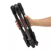 Manfrotto MKBFRTC4GTFB-3W Befree GT anglies pluošto kelioninis trikojis su 3 krypčių skysčio galvute, sukimo fiksatoriais, 10 kg apkrova, 164 cm maksimalus aukštis, juodas
