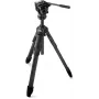 Manfrotto ONE anglies pluošto trikojis su 500X skysčių galvute (MKONEC-500X)