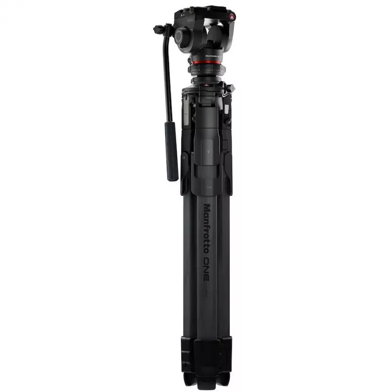 Manfrotto ONE anglies pluošto trikojis su 500X skysčių galvute (MKONEC-500X)